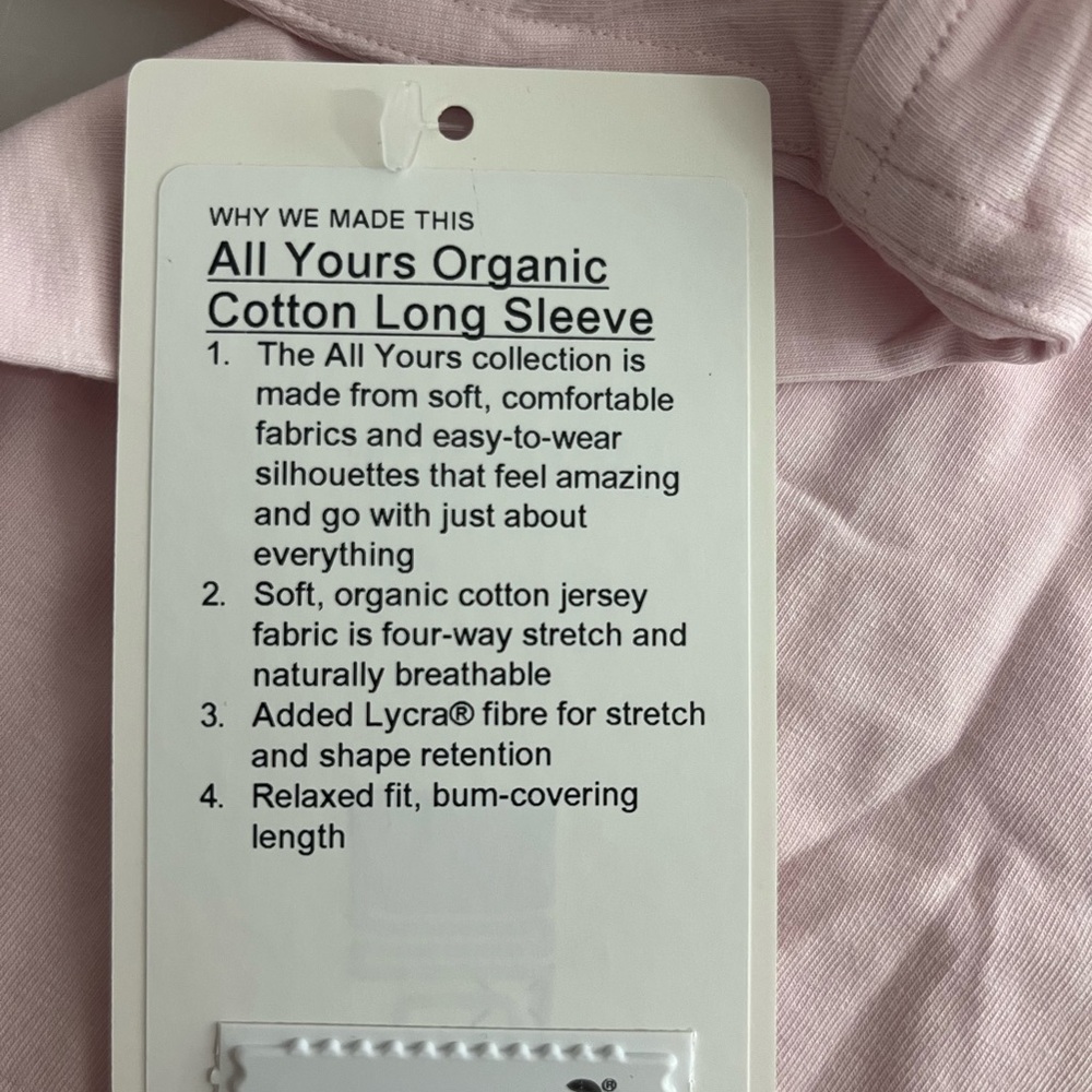 Uniqlo Light Pink Long Sleeve Shirt